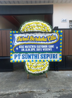 Papan Bunga Duka di Mataraman